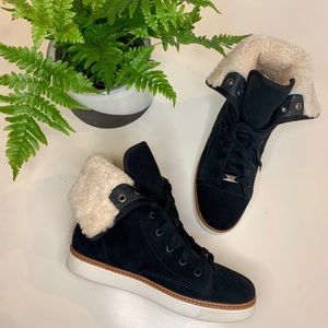 COACH “Ramsey” Suede Boot w/ Shearling